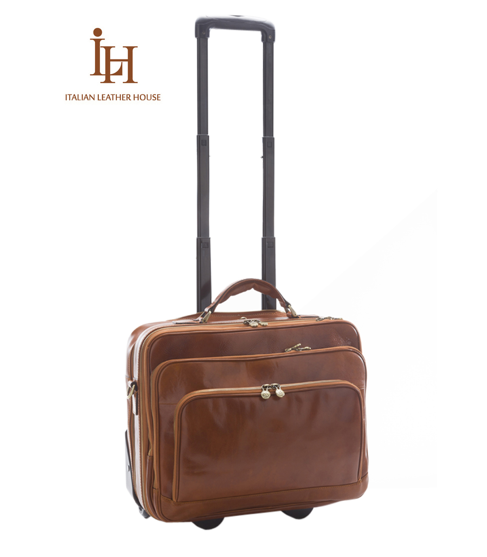 Wheeled luggage and Trolley bags – italian leather house