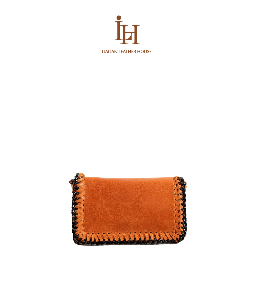 Leaf shoulder bag – italian leather house